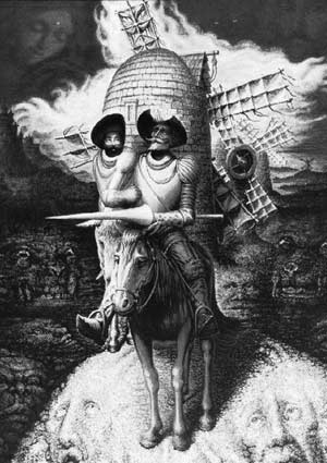 «Дон Кихот». Репродукция рисунка с сайта 
www.mostkshf.com/vb/showthread.php